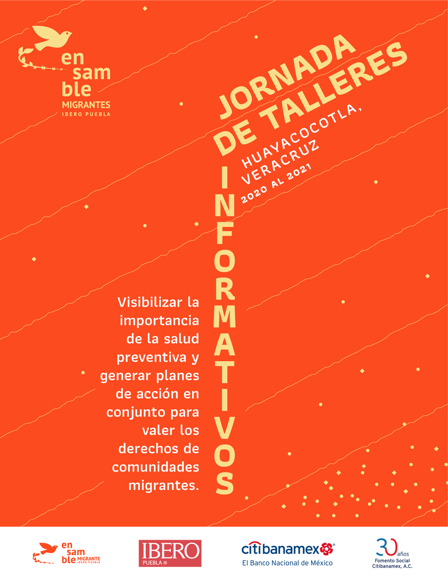 Cartel de la jornada de talleres.